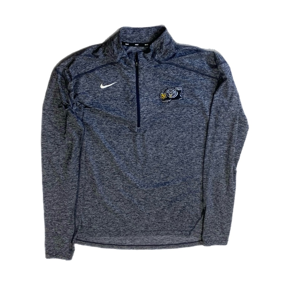 Used Nike Memphis Grizzlies Blue Team Issued Quarter Zip Size Medium